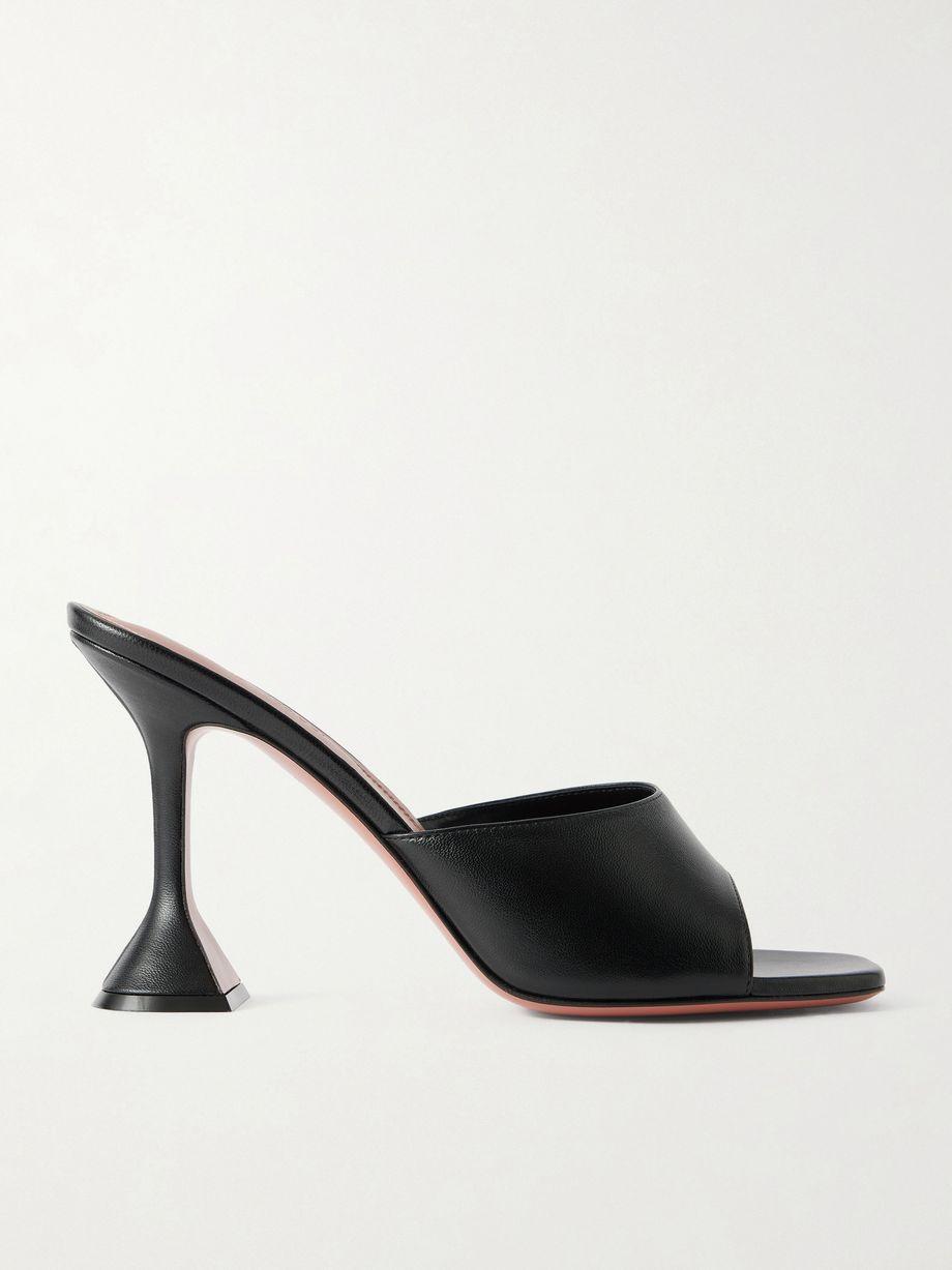 Lupita leather mules by AMINA MUADDI
