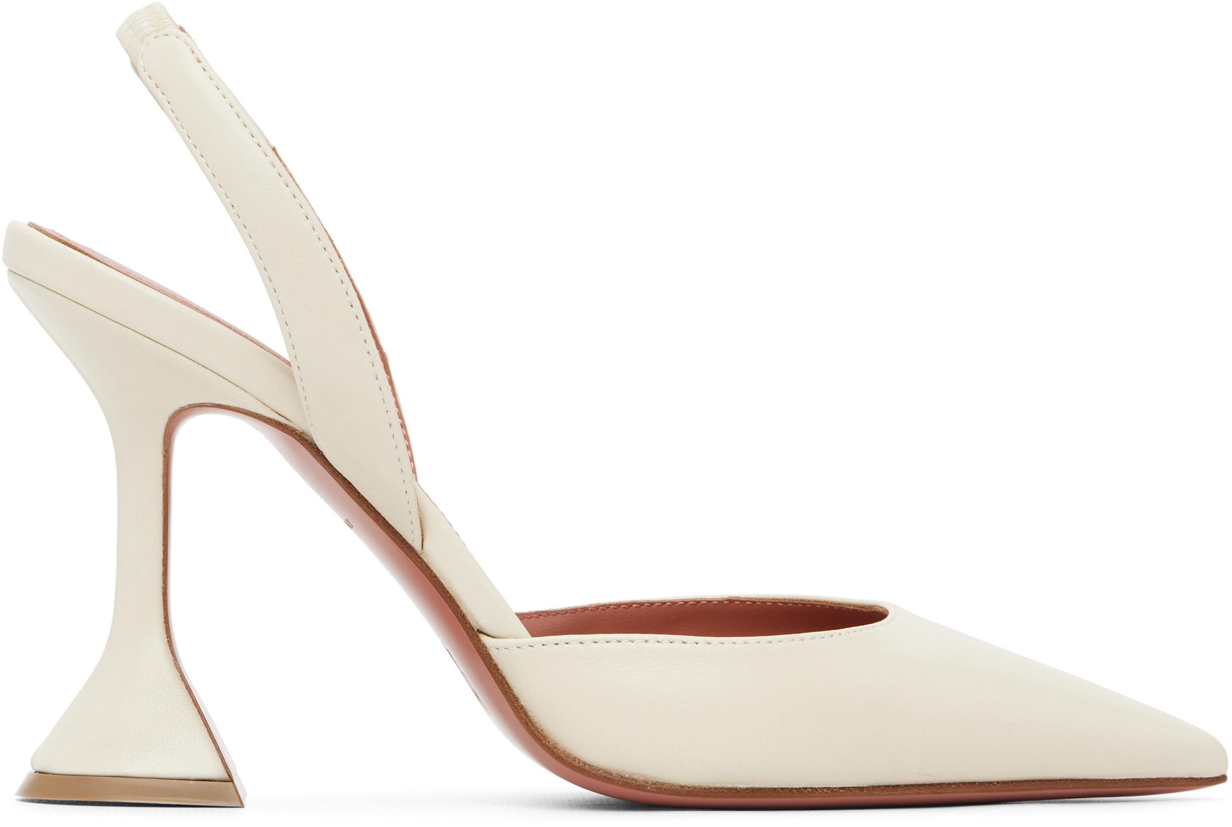 Off-White Holli 95 Sling Heels by AMINA MUADDI