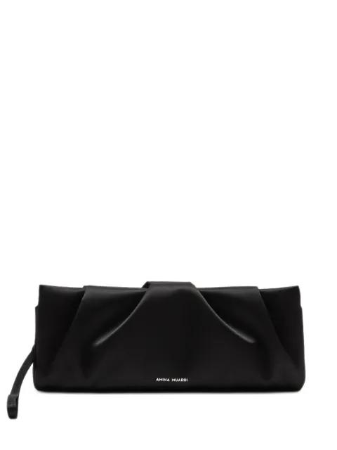 Vittoria satin clutch bag by AMINA MUADDI