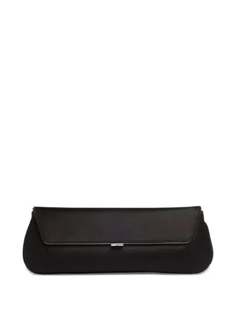 metallic-trim clutch bag by AMINA MUADDI