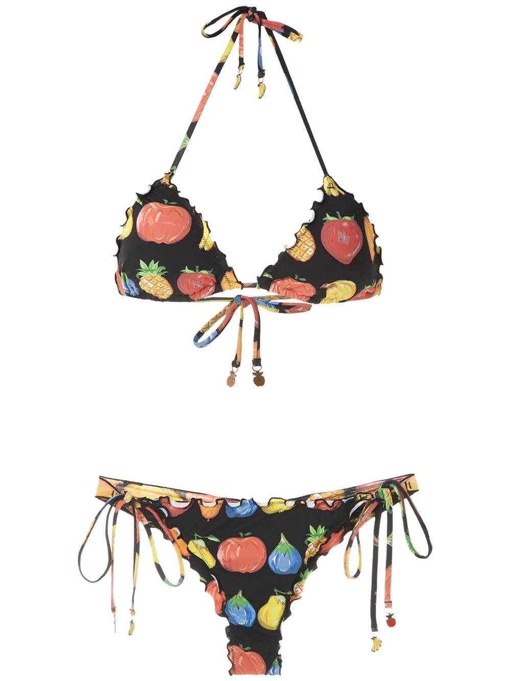two-piece bikini set by AMIR SLAMA