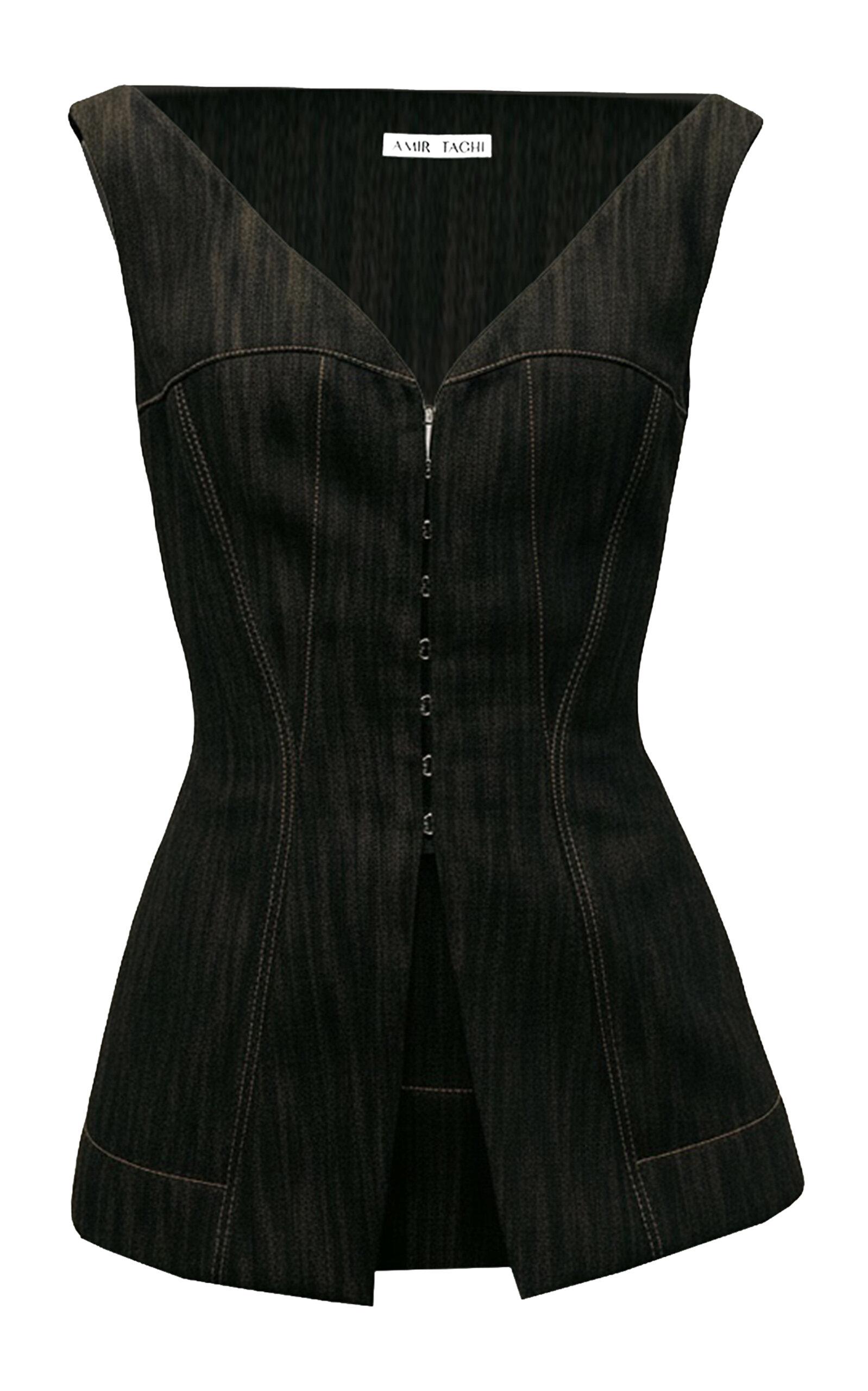 Amir Taghi Anita Cotton-Linen Top - Moda Operandi by AMIR TAGHI