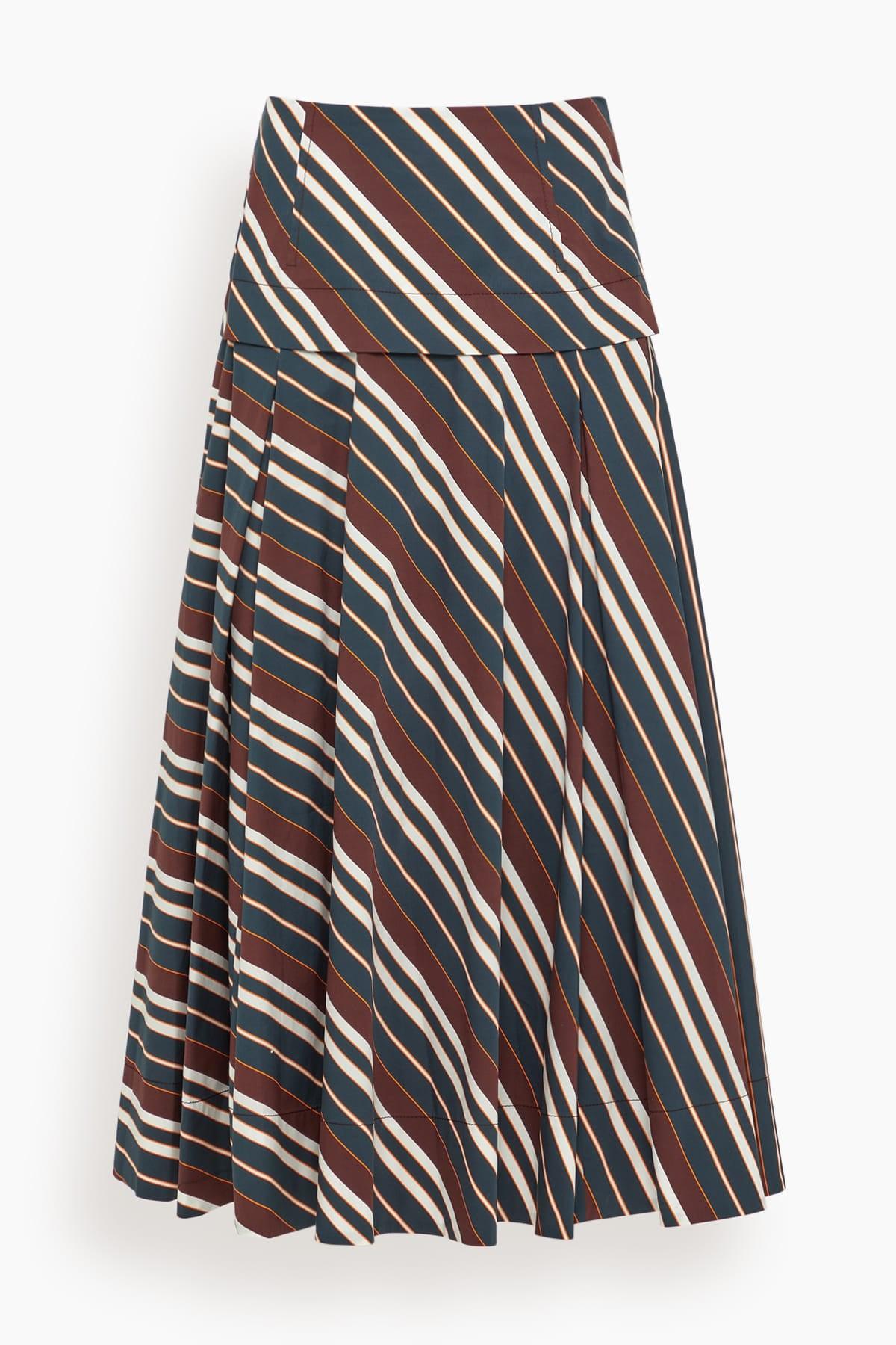Anna Skirt in Orange Army by AMIR TAGHI