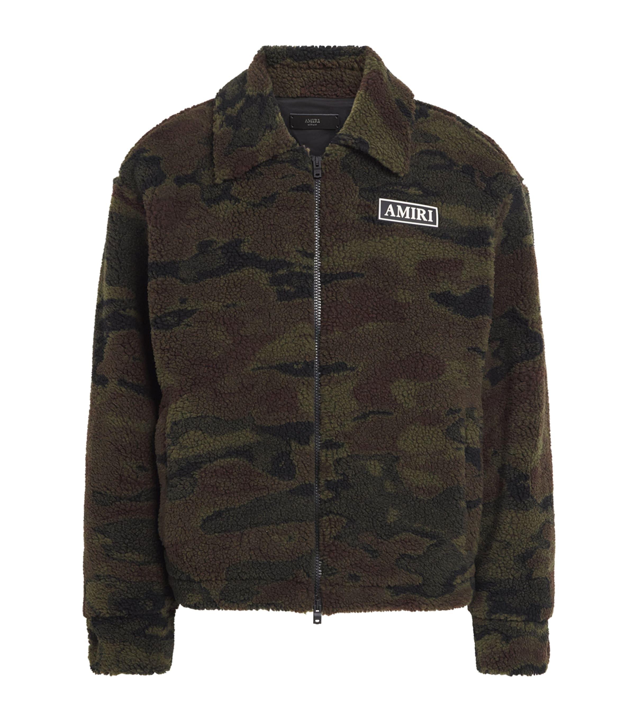 AMIRI Fleece Camouflage Jacket by AMIRI