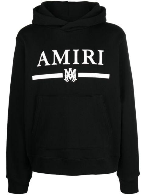 AMIRI M.A. Bar logo-print hoodie by AMIRI