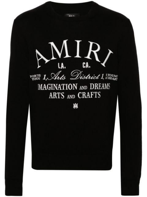 Arts District cotton sweater by AMIRI