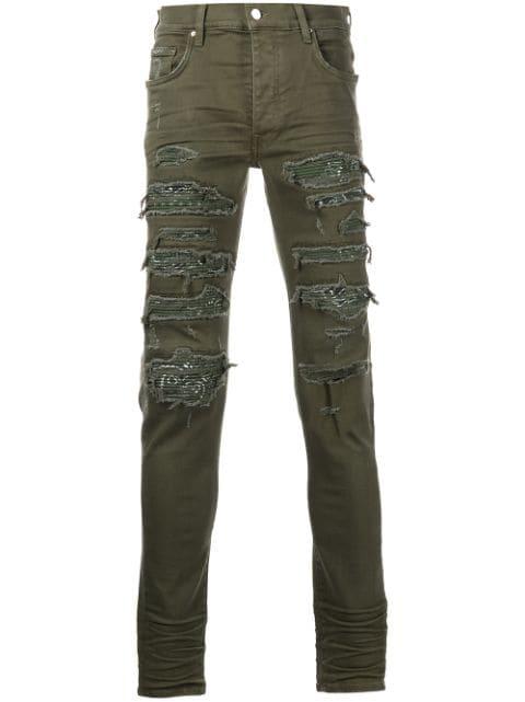 Bandana Thrasher skinny jeans by AMIRI