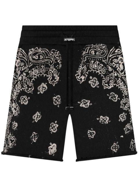 Bandana shorts by AMIRI