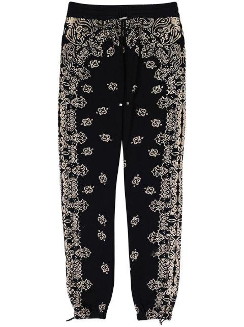 Bandana track pants by AMIRI