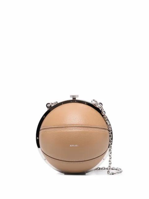 Basketball logo-print shoulder bag by AMIRI
