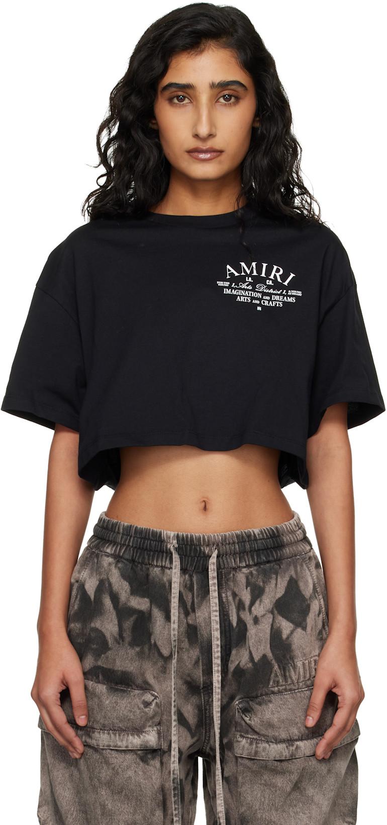 Black Arts District Cropped T-shirt by AMIRI