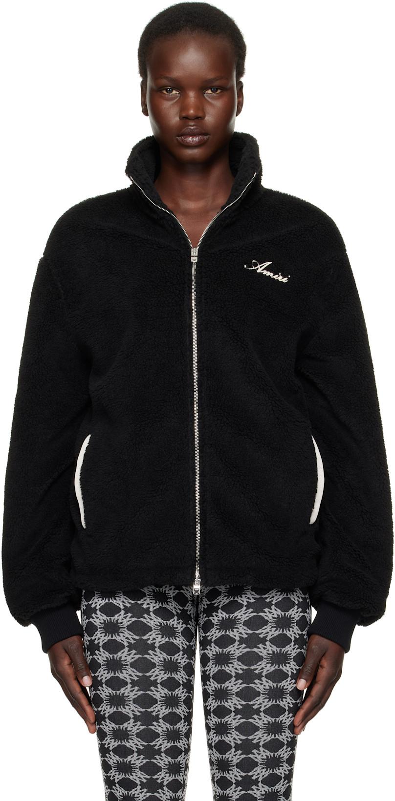 Black Bones Fleece Jacket by AMIRI