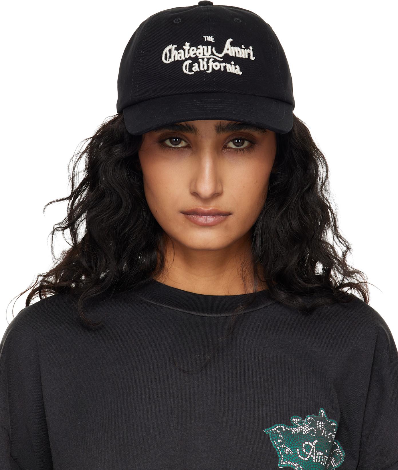 Black 'Chateau Amiri' Dad Cap by AMIRI