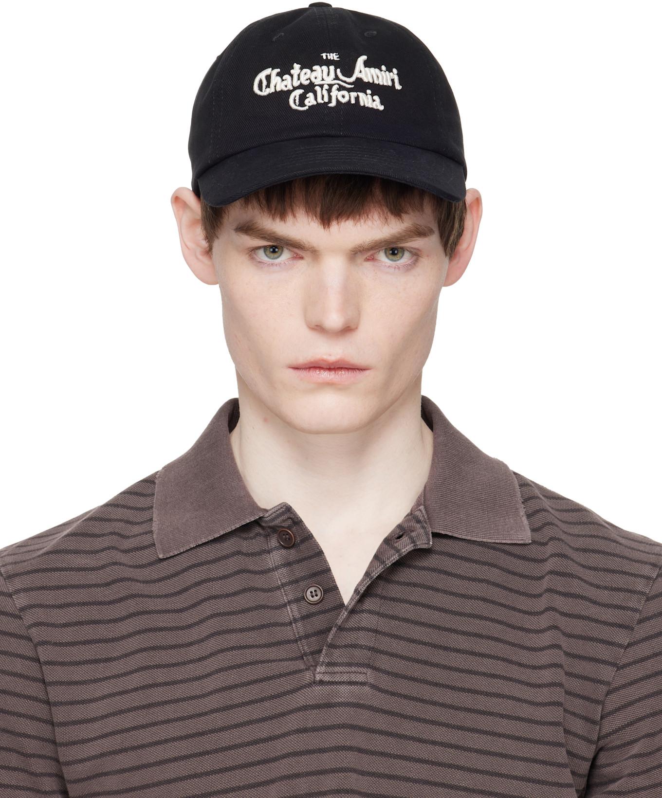 Black 'Chateau Amiri' Dad Cap by AMIRI