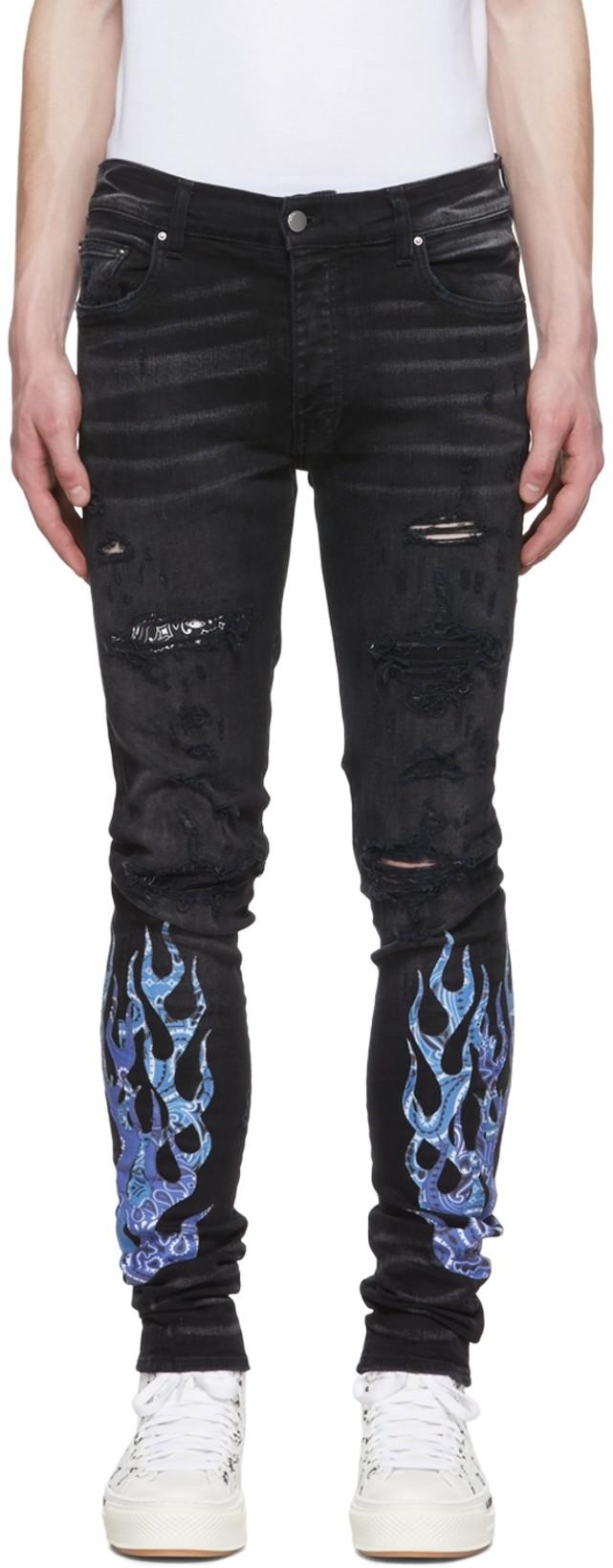 Black Flame Jeans by AMIRI