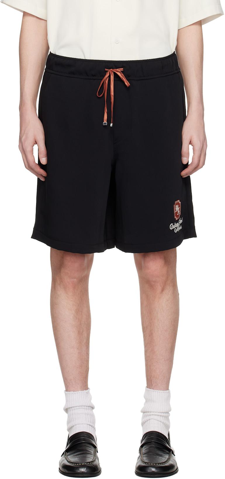Black 'MA Chateau' Shorts by AMIRI