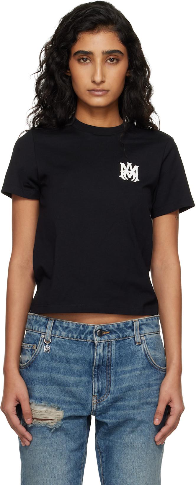 Black MA Core Logo T-shirt by AMIRI