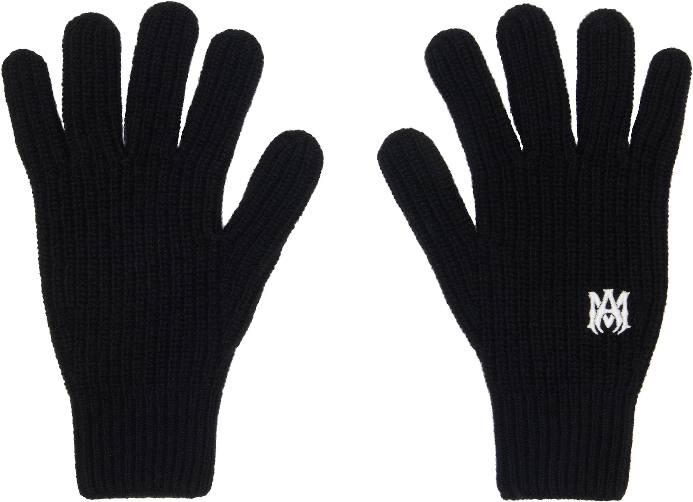 Black MA Gloves by AMIRI