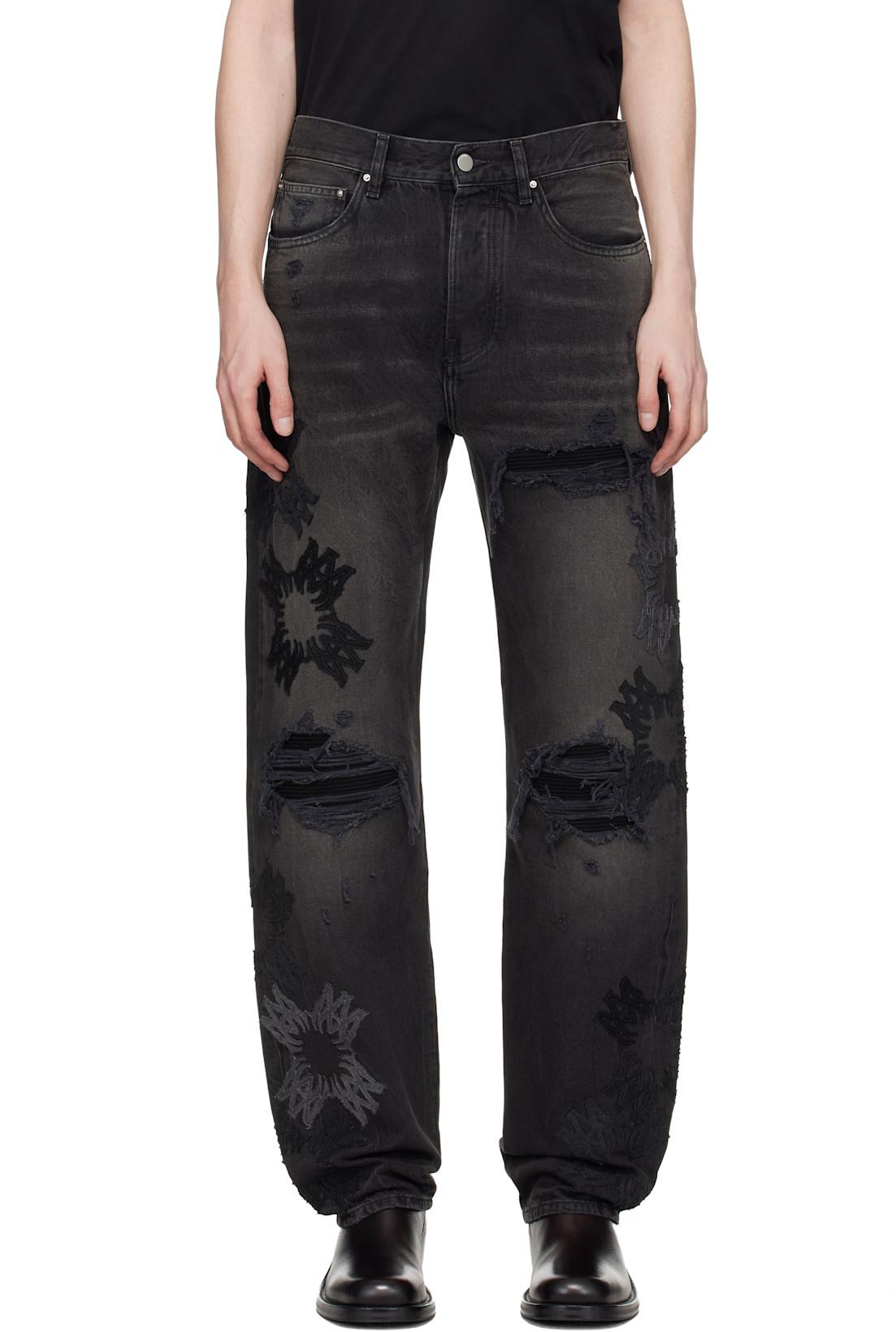 Black MA Quad MX1 Straight Jeans by AMIRI