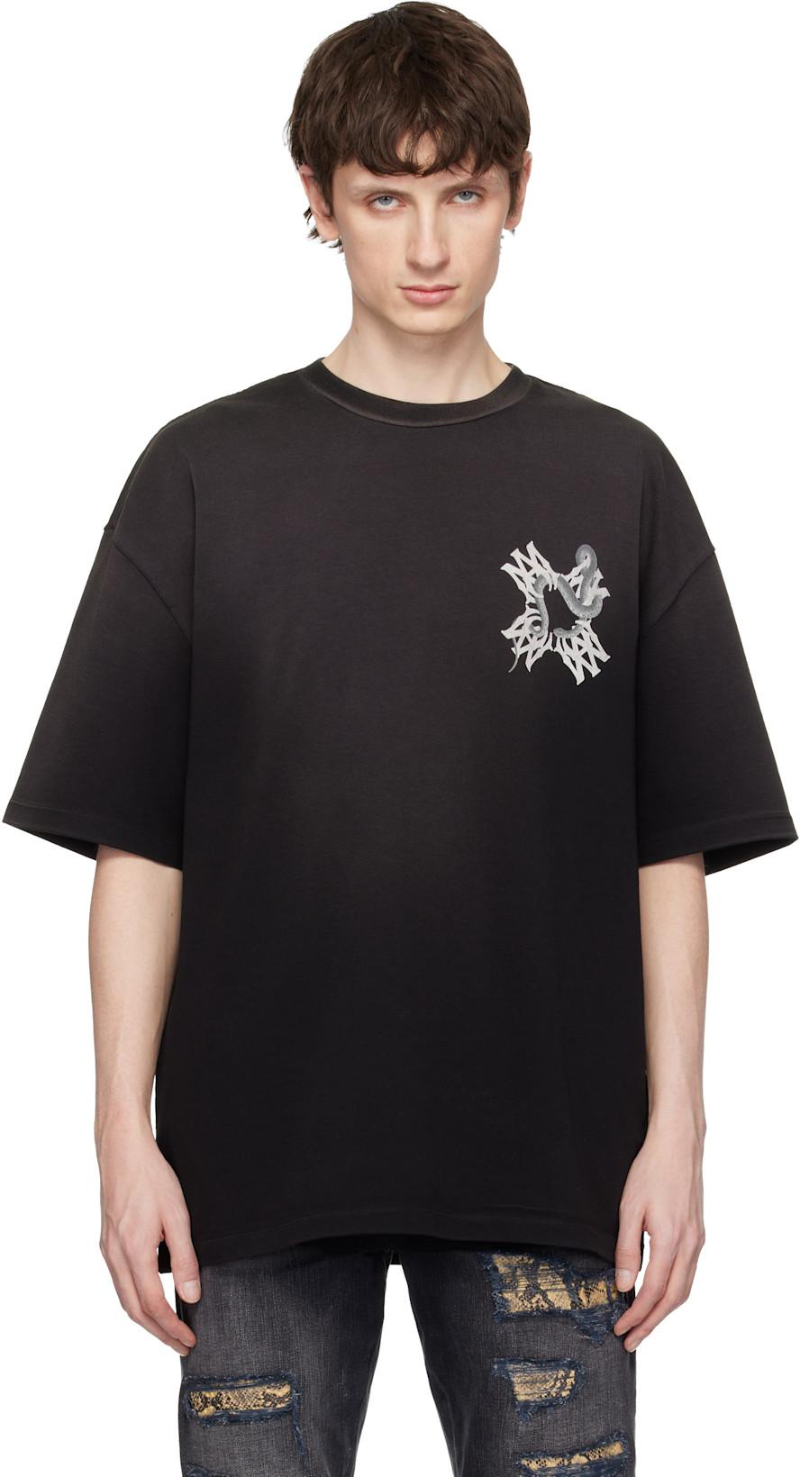 Black MA Quad Snake T-shirt by AMIRI