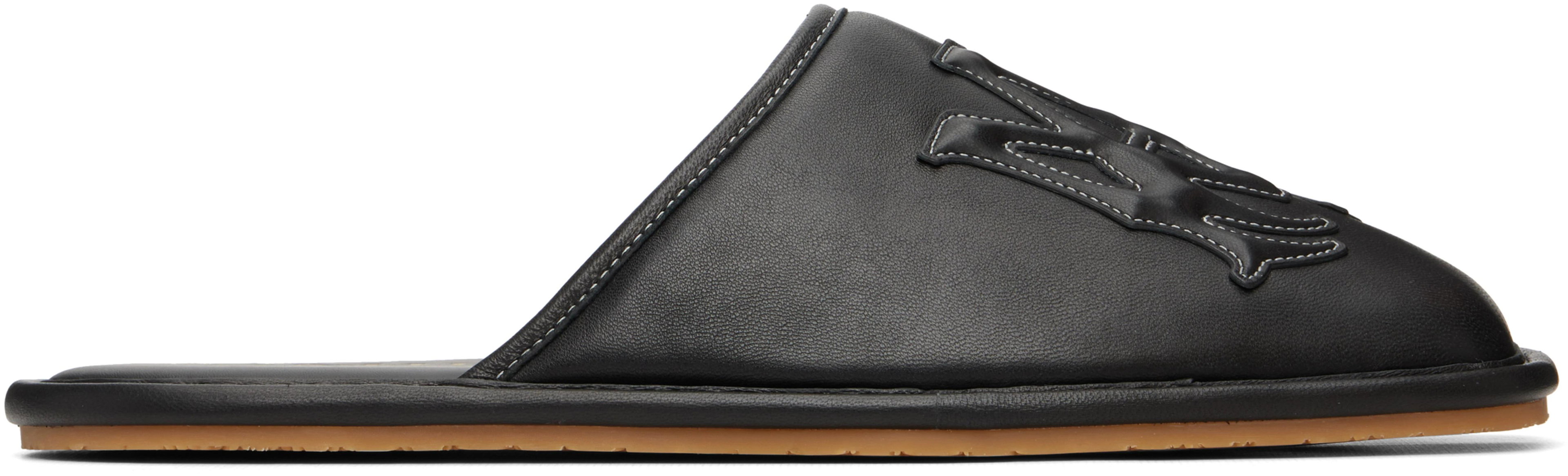 Black MA Slippers by AMIRI