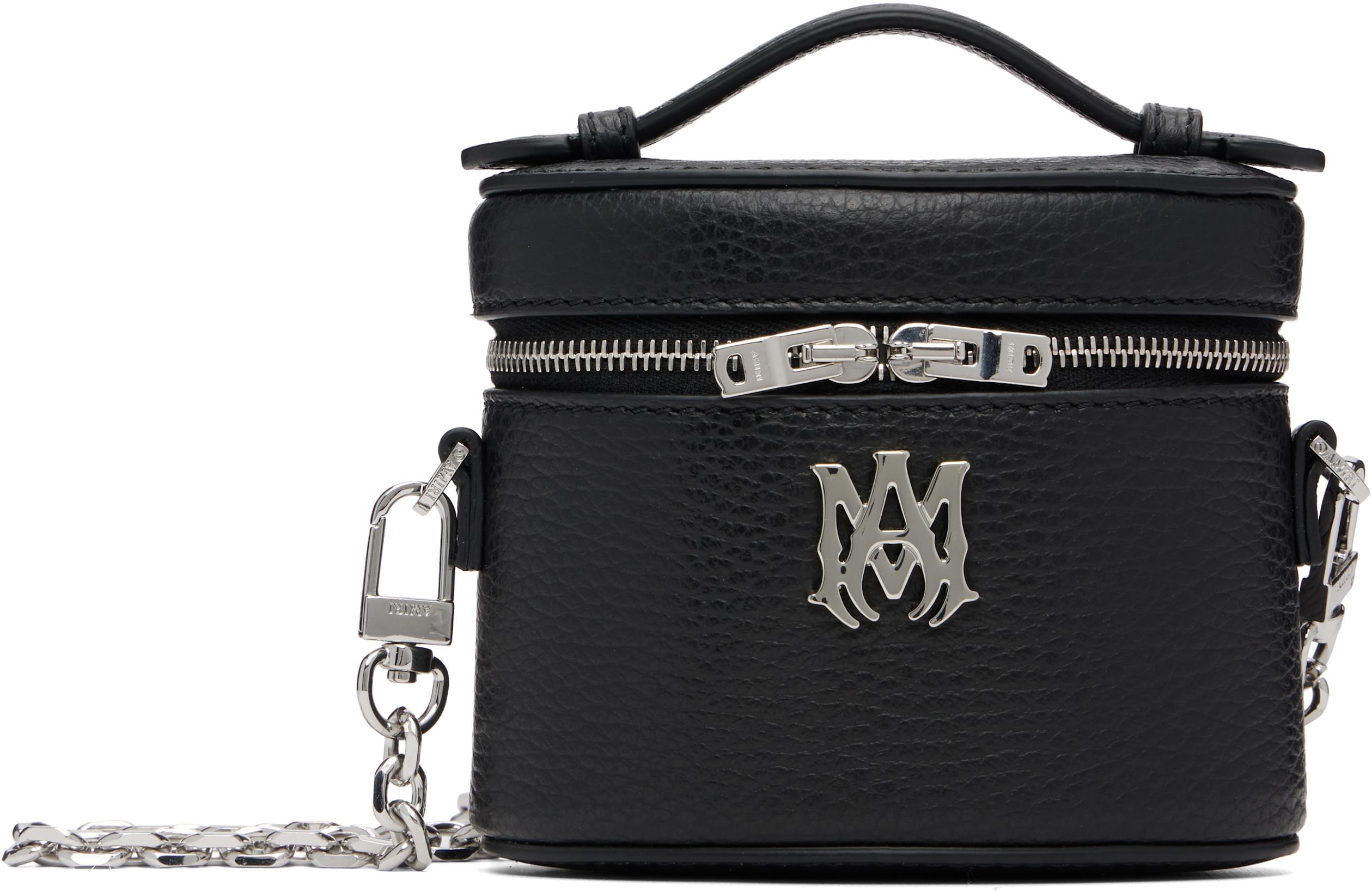 Black Nano Vanity Bag by AMIRI