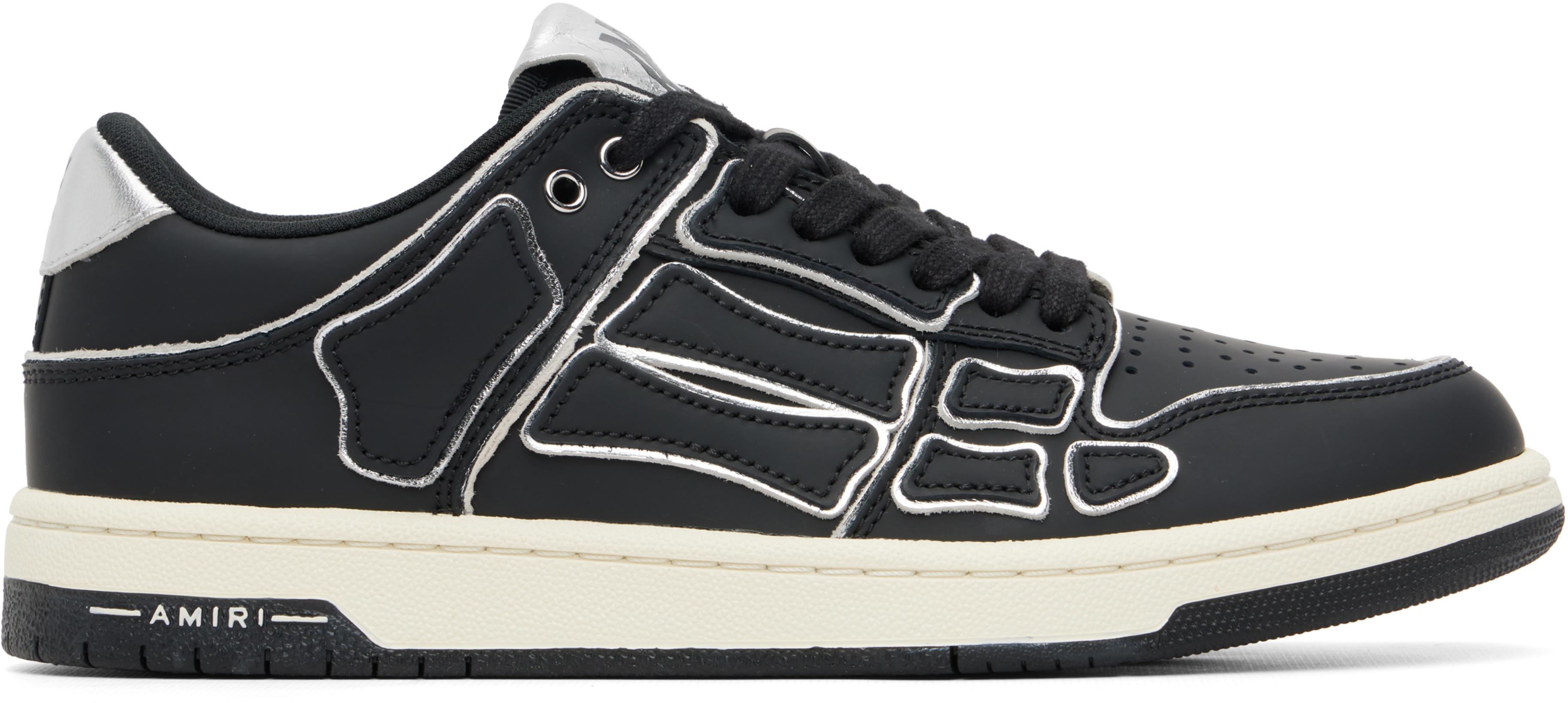 Black Skel Top Low Sneakers by AMIRI