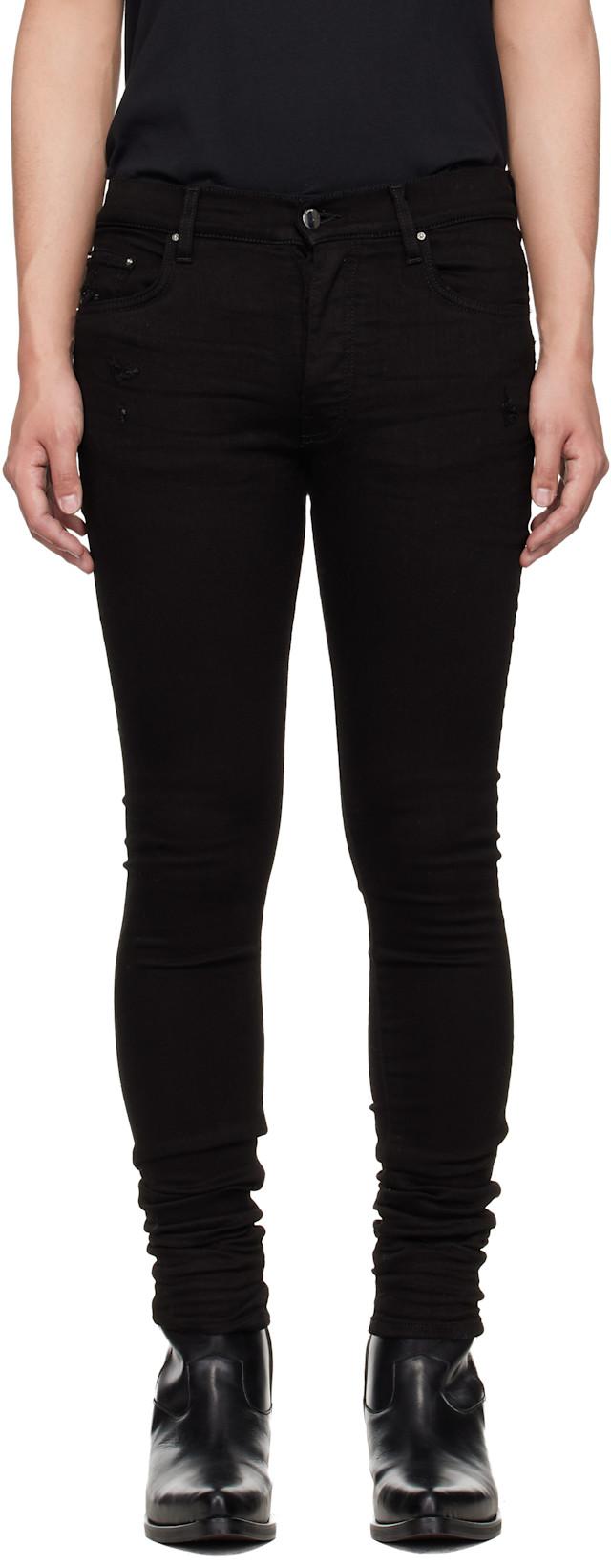 Black Stack Jeans by AMIRI