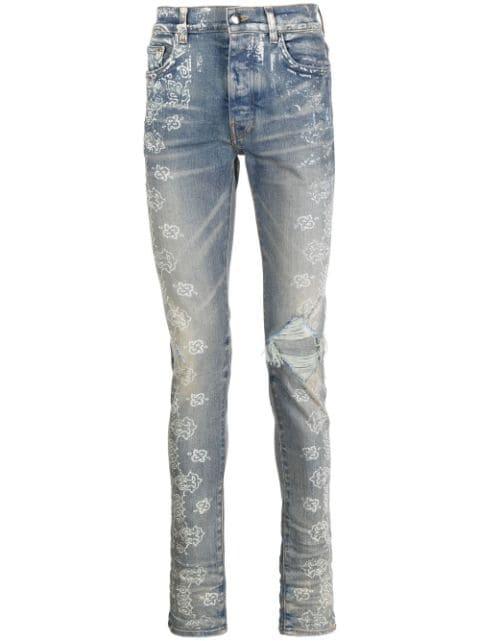Bleach Bandana jeans by AMIRI