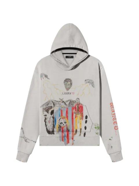 Blood 38' hoodie by AMIRI