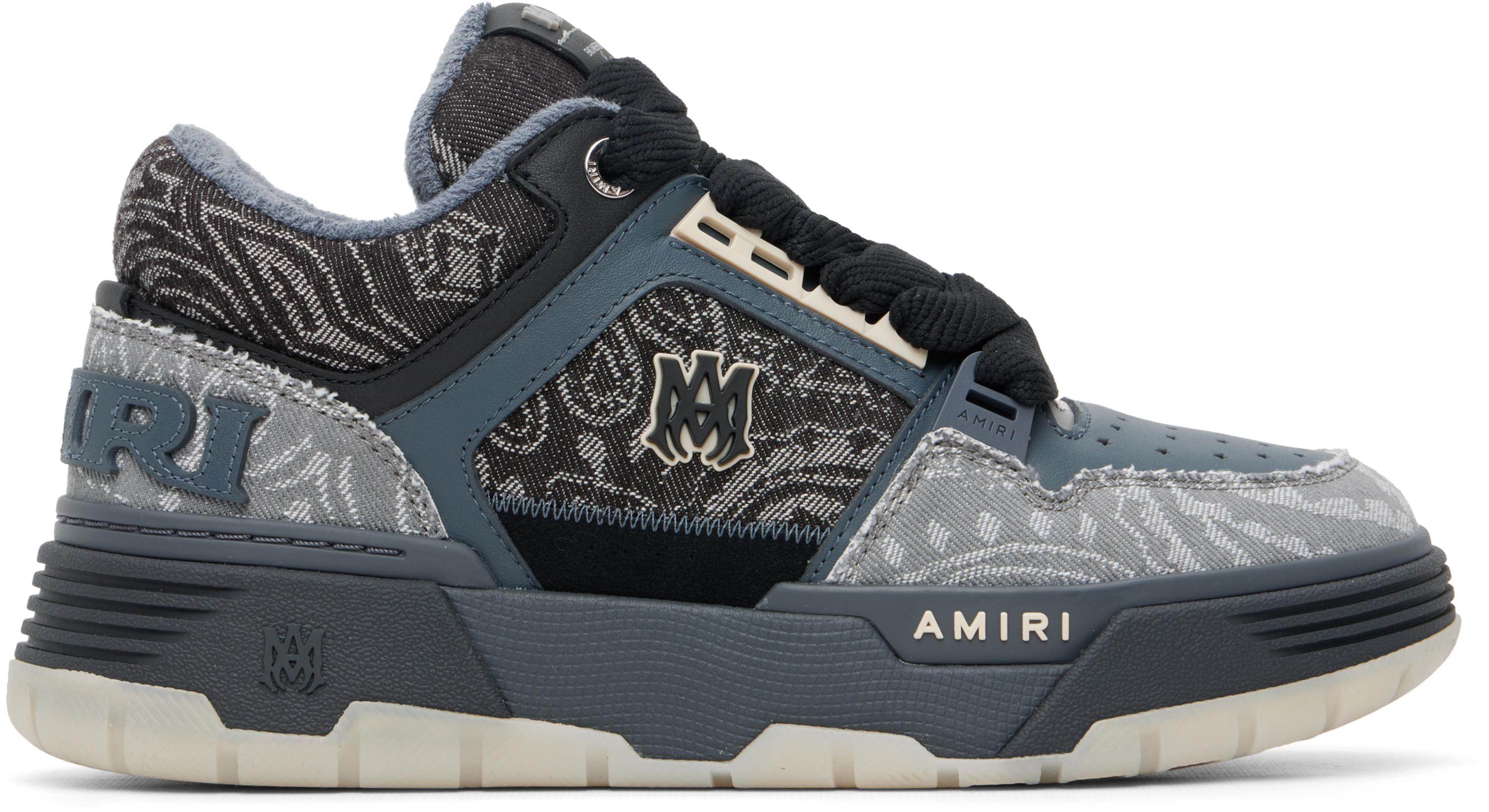 Blue Bandana Jacquard MA-1 Sneakers by AMIRI