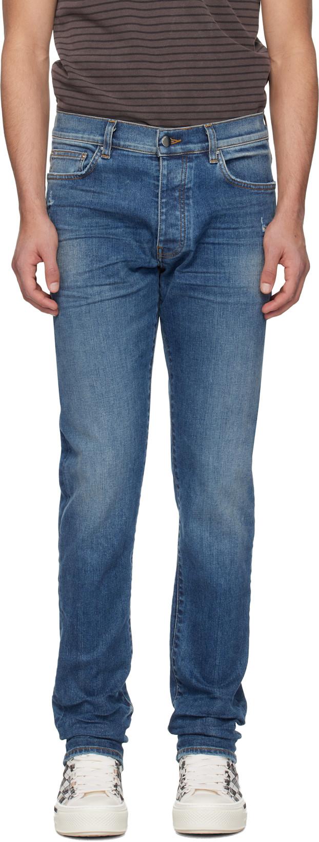 Blue Stack Jeans by AMIRI