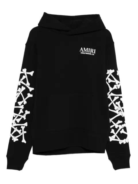 Bones Stacked long-sleeve hoodie by AMIRI