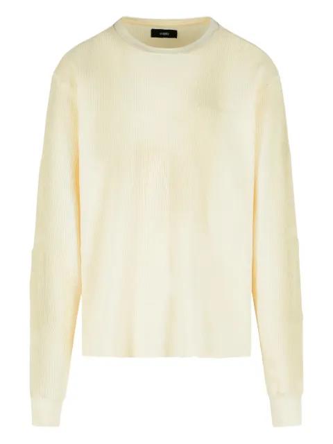 Bones ribbed logo T-shirt by AMIRI