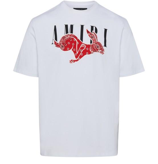 CNY rabbit logo t-shirt by AMIRI