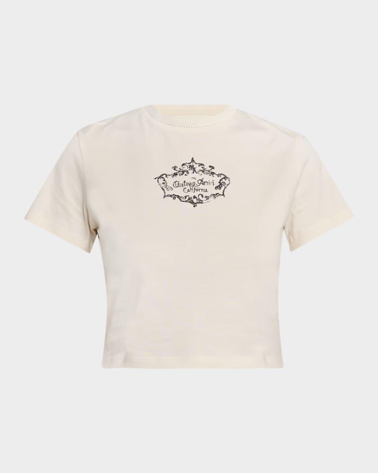 Chateau Crest Short-Sleeve Baby T-Shirt by AMIRI