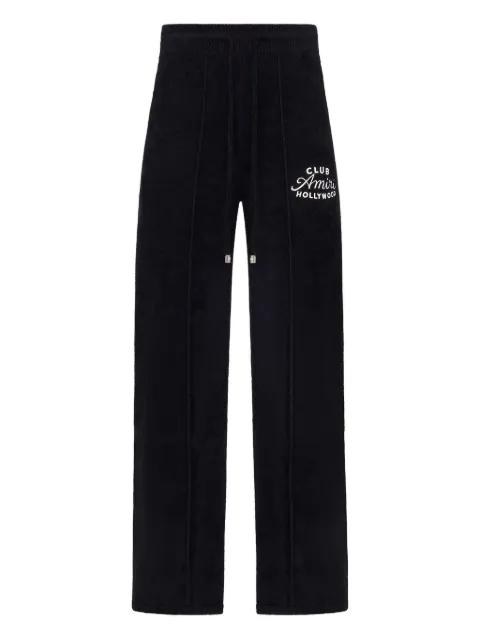 Club logo drawstring track pants by AMIRI
