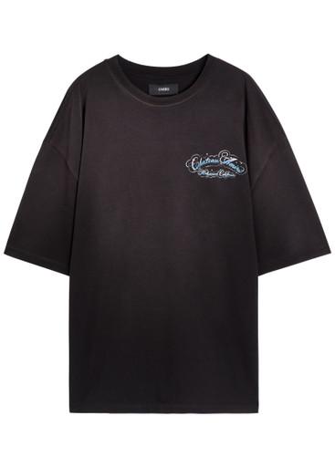Crystal Script printed cotton T-shirt by AMIRI