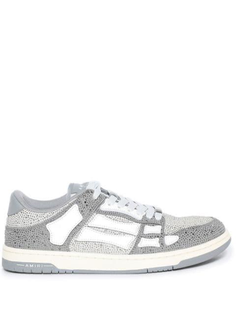 Crystal Skel Top sneakers by AMIRI