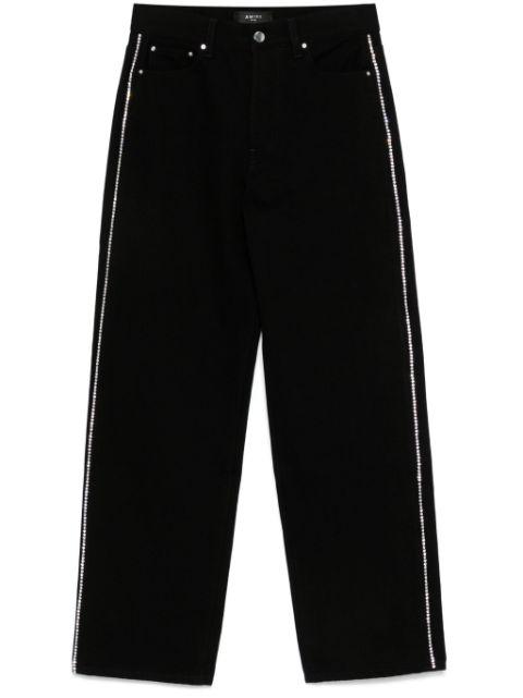 Crystal Stripe jeans by AMIRI