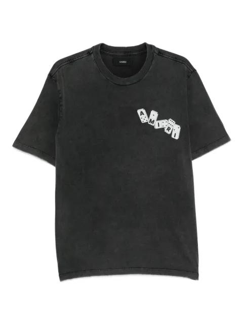 Domino graphic T-shirt by AMIRI