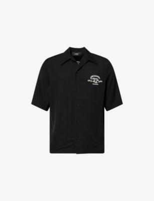 Eagle Camp-Collar Woven Shirt by AMIRI