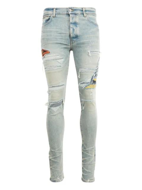Eagle Trasher skinny jeans by AMIRI
