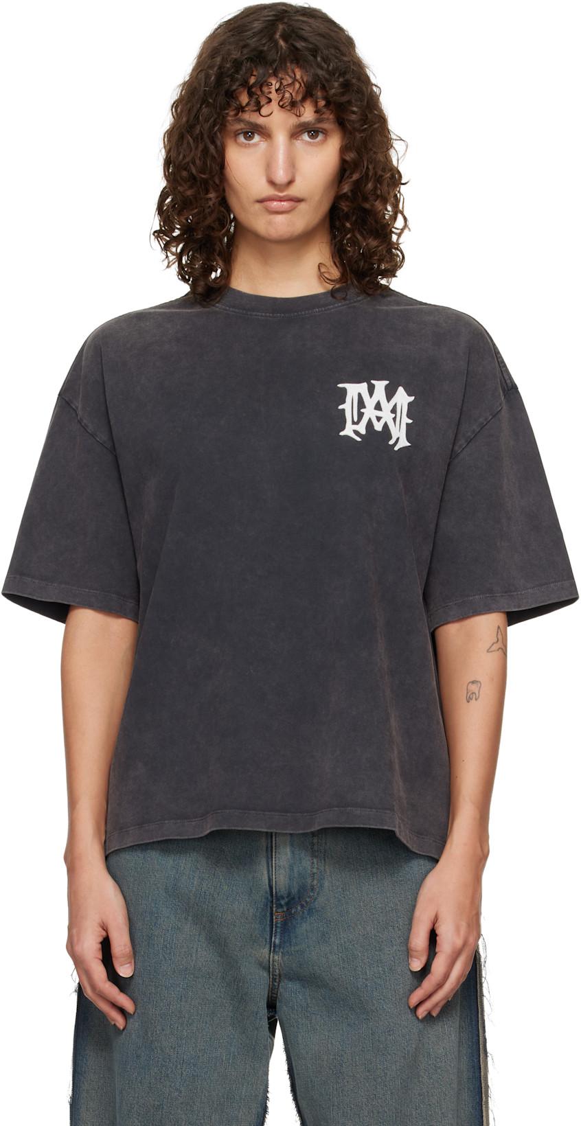 Gray 'Amiri Hollywood' Oversized T-shirt by AMIRI