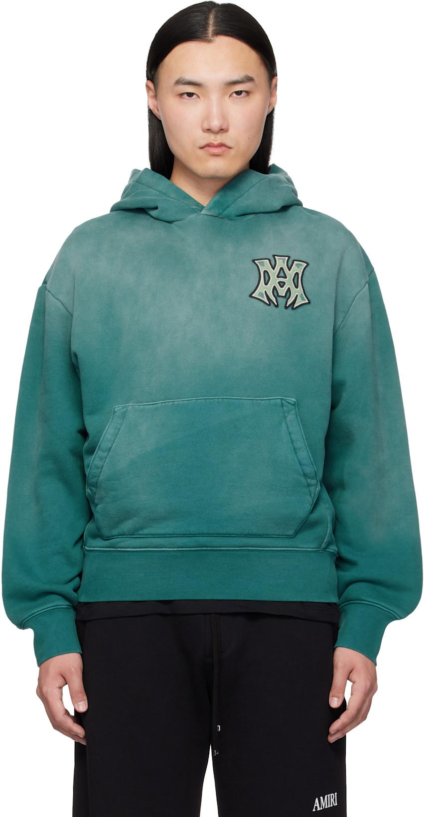 Green 'MA Hollywood' Oversized Hoodie by AMIRI