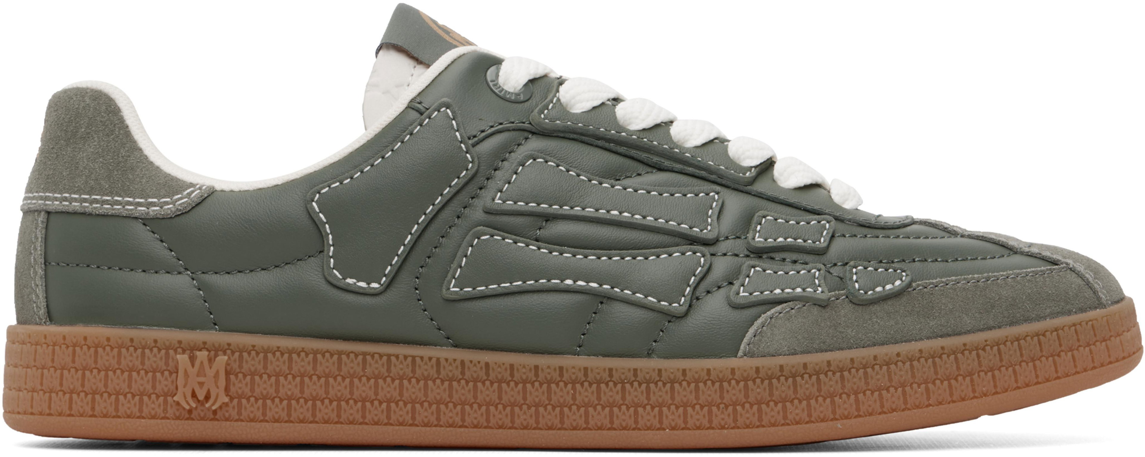 Green Pacific Football Sneakers by AMIRI