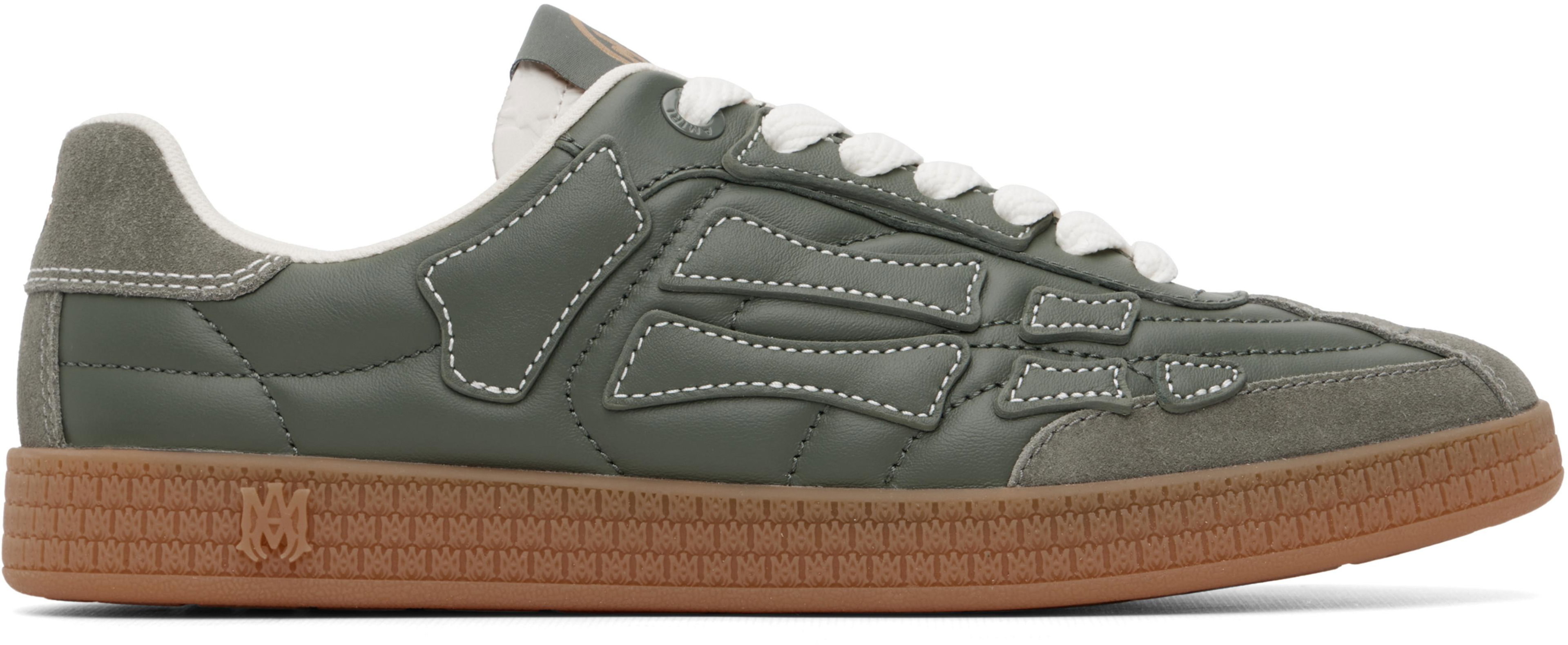 Green Pacific Football Sneakers by AMIRI