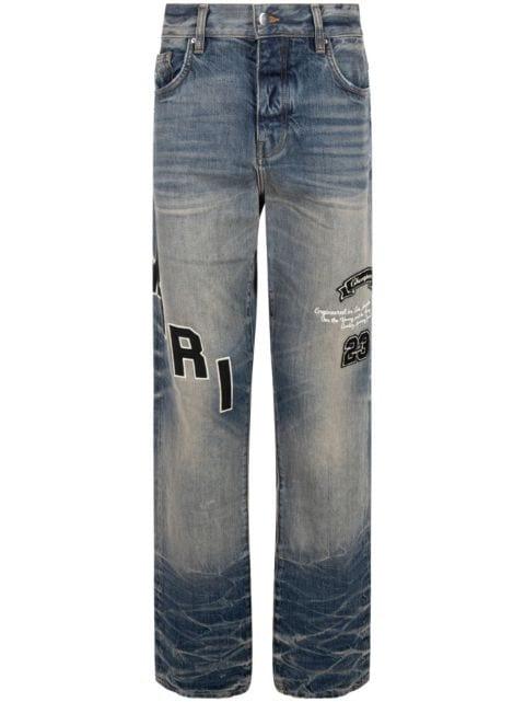 Hockey straight-leg jeans by AMIRI