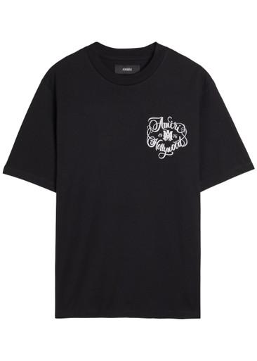 Hollywood printed cotton T-shirt by AMIRI