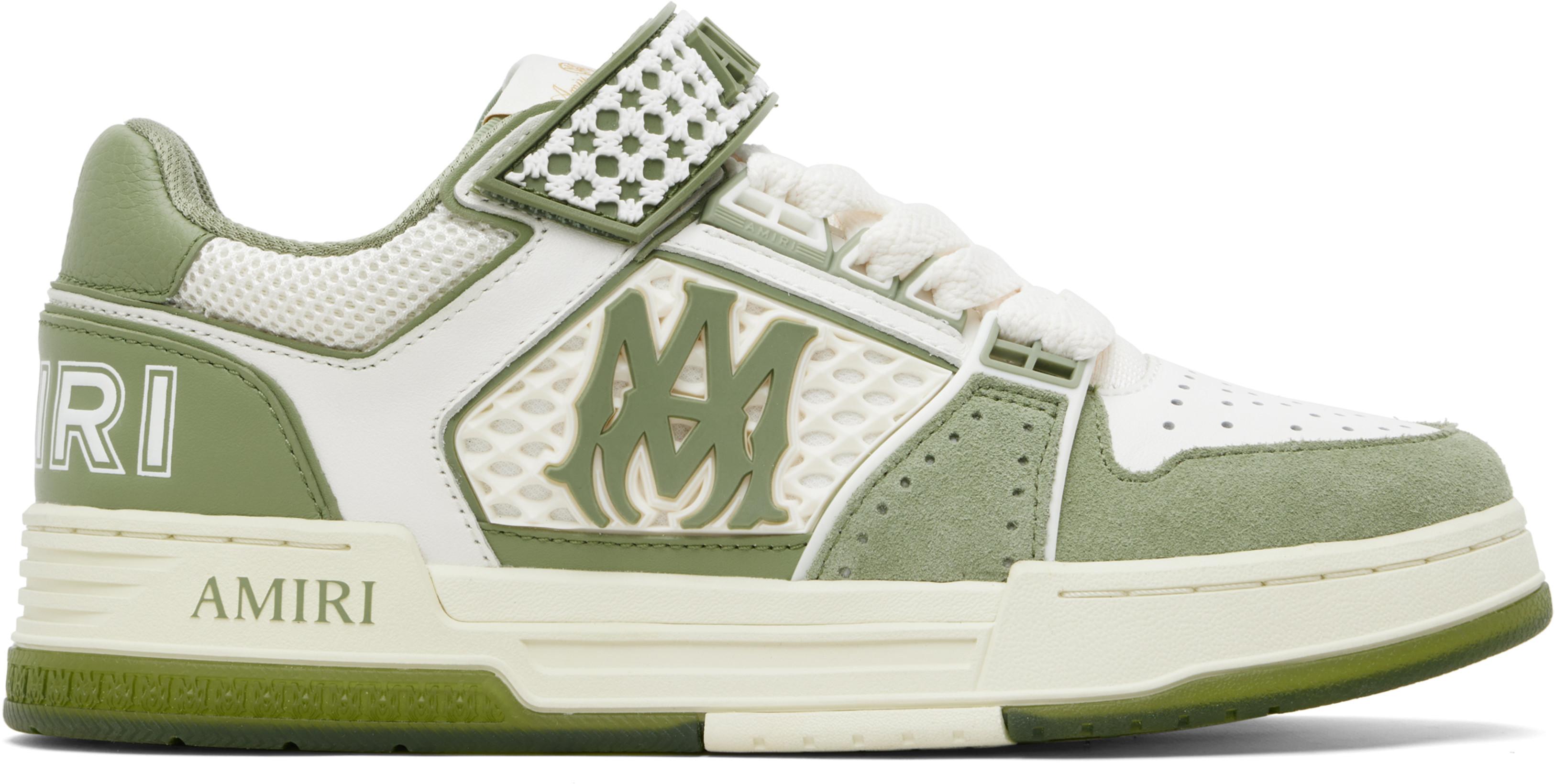 Khaki & White MA Skyline Sneakers by AMIRI